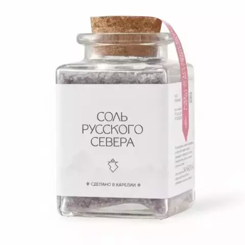 Морская соль с черным чесноком Кен-ко | 70г Медведь и Слон 1